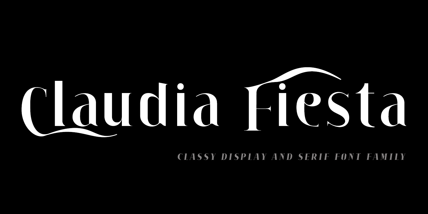 フォント Claudia Fiesta